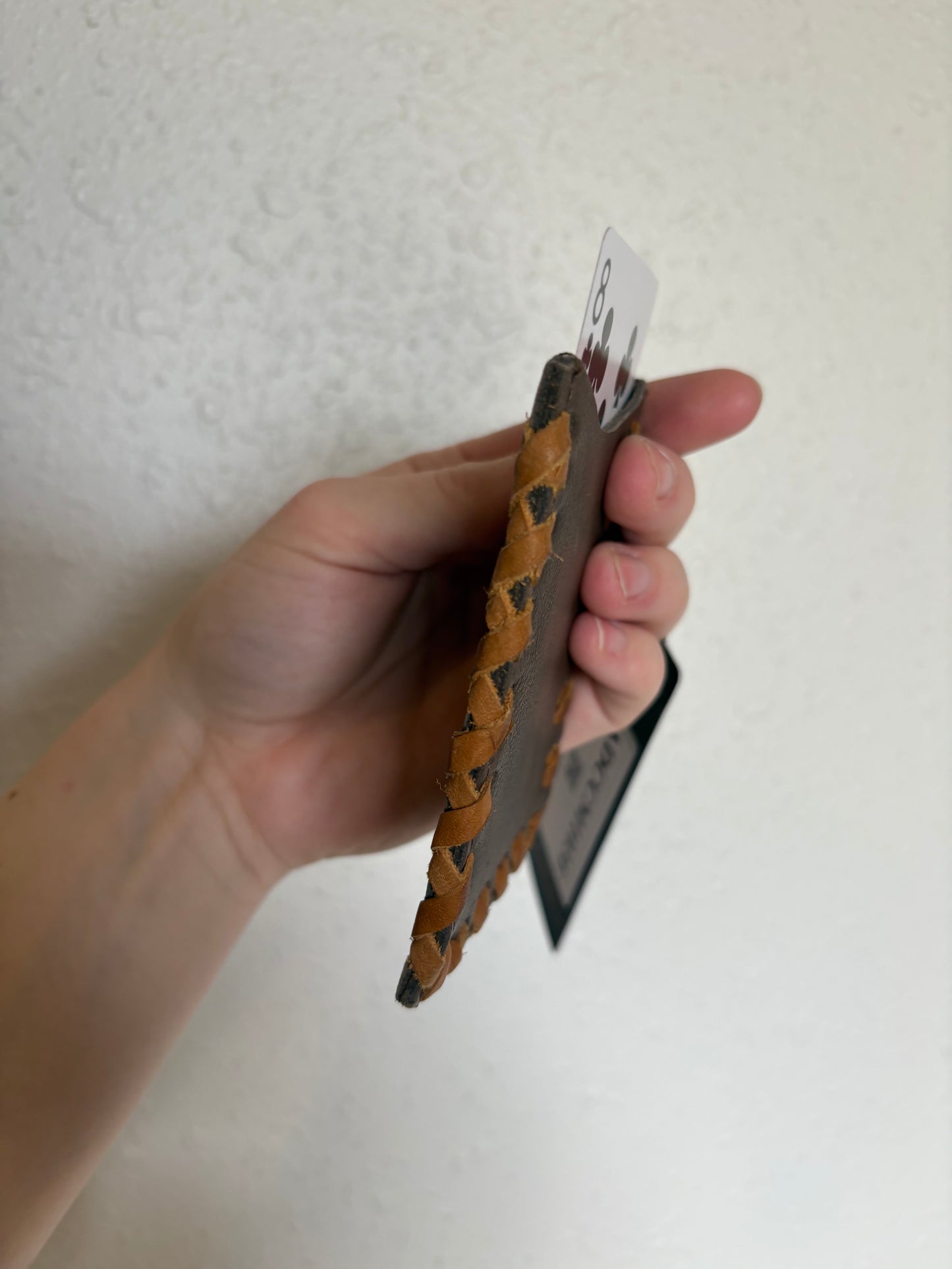Brown Leather Card Holder