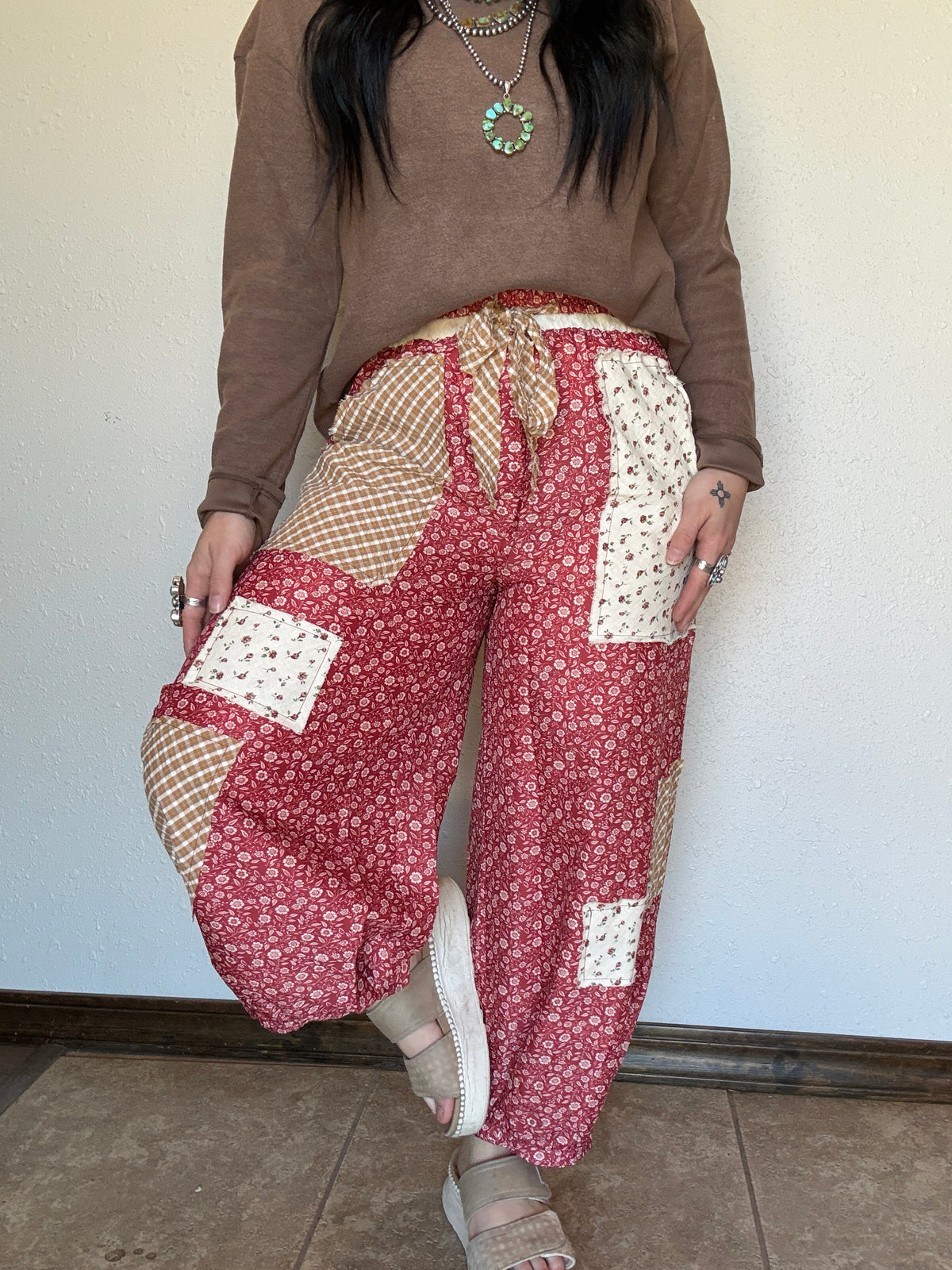Fall Bloom Ballon Pants