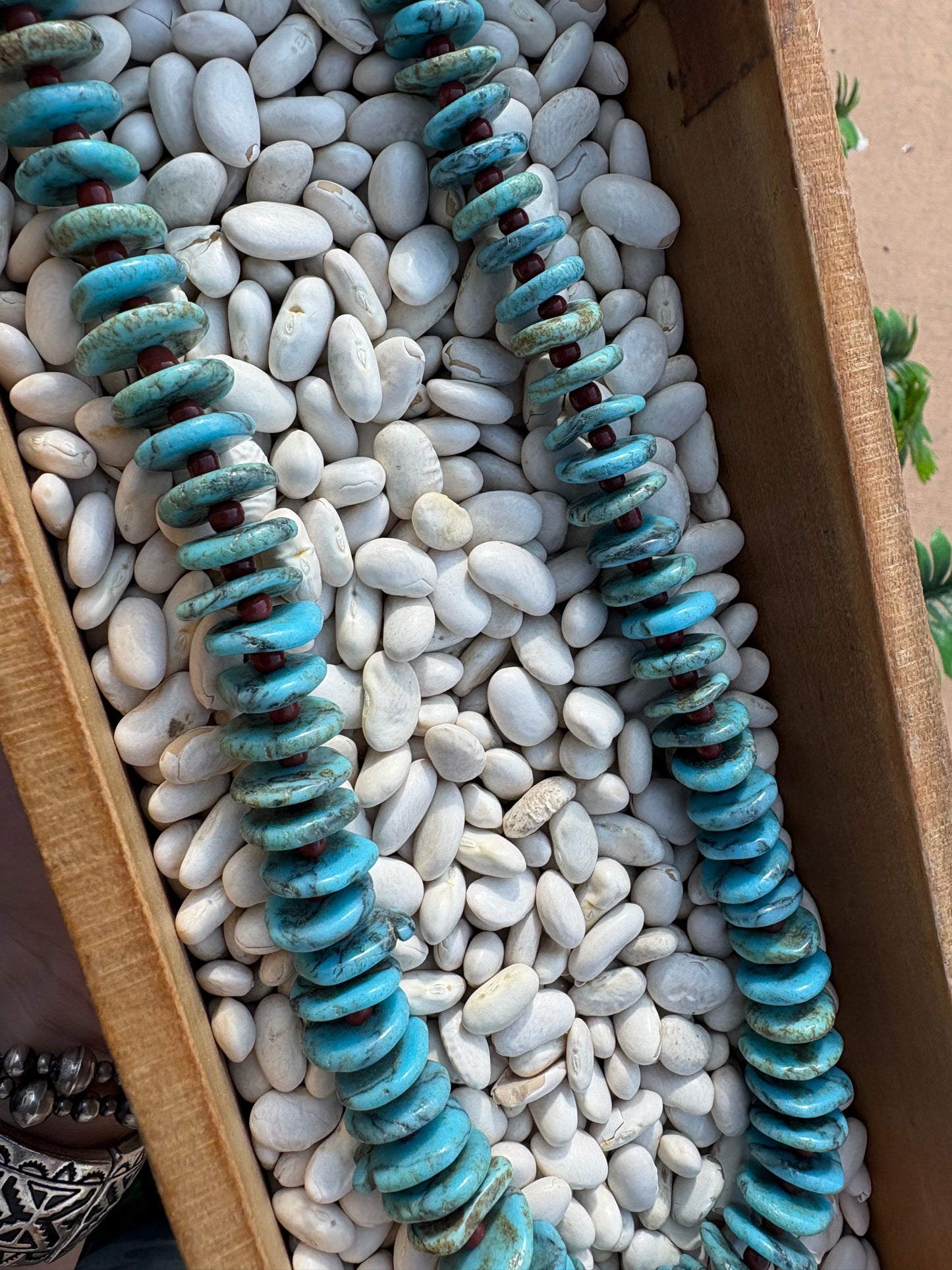 Chunky Faux Turquoise Necklace *Blue Turquoise