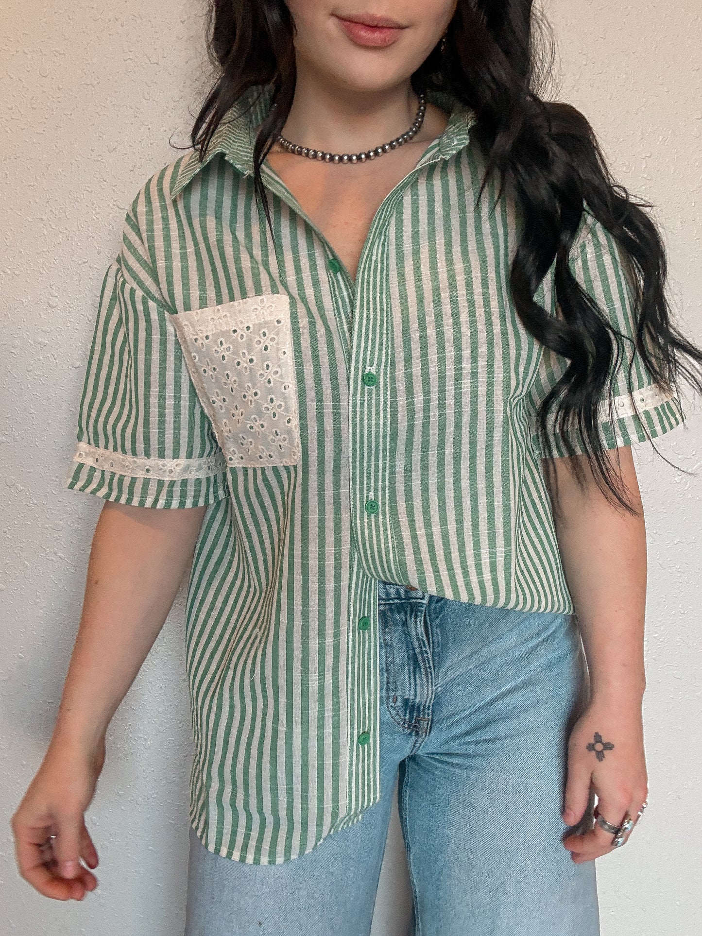 The Ester Button Up Top
