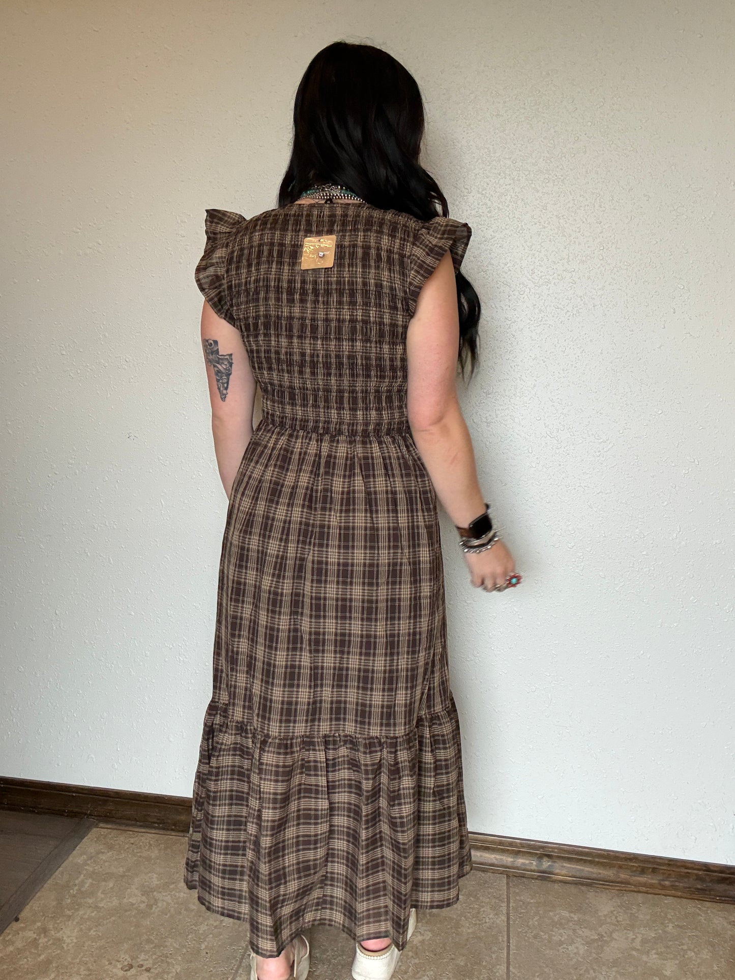 The Plaid Prairie Maxi Dress