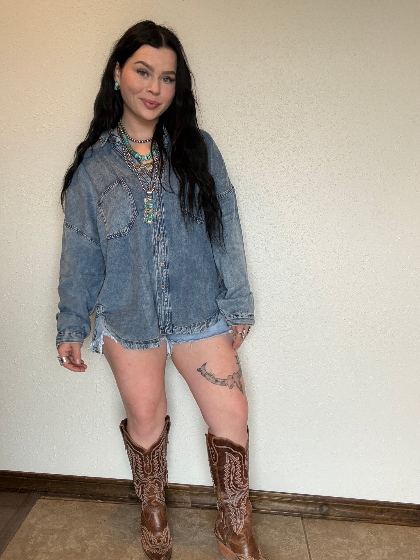 The Roper Denim Top