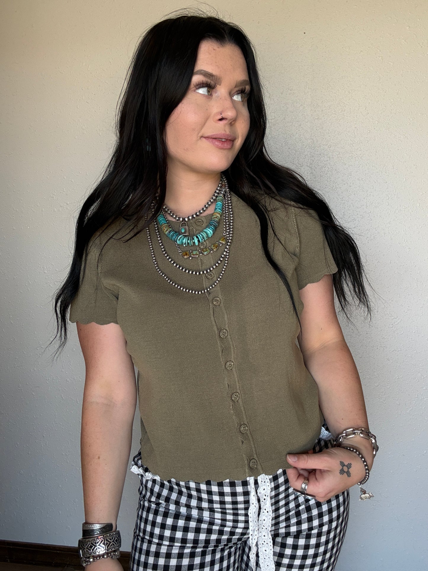 The Kels Ruffle Top