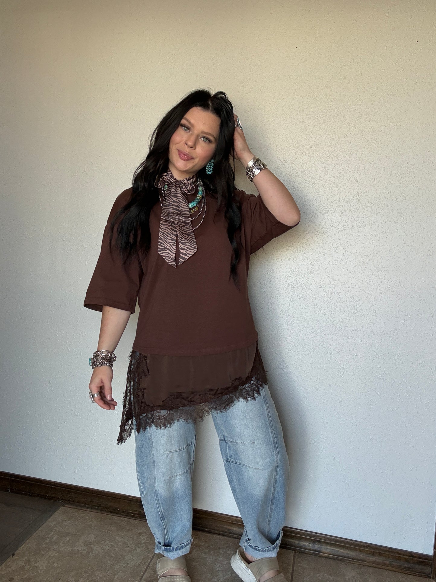 The Bay Pony Oversized Lace Tee
