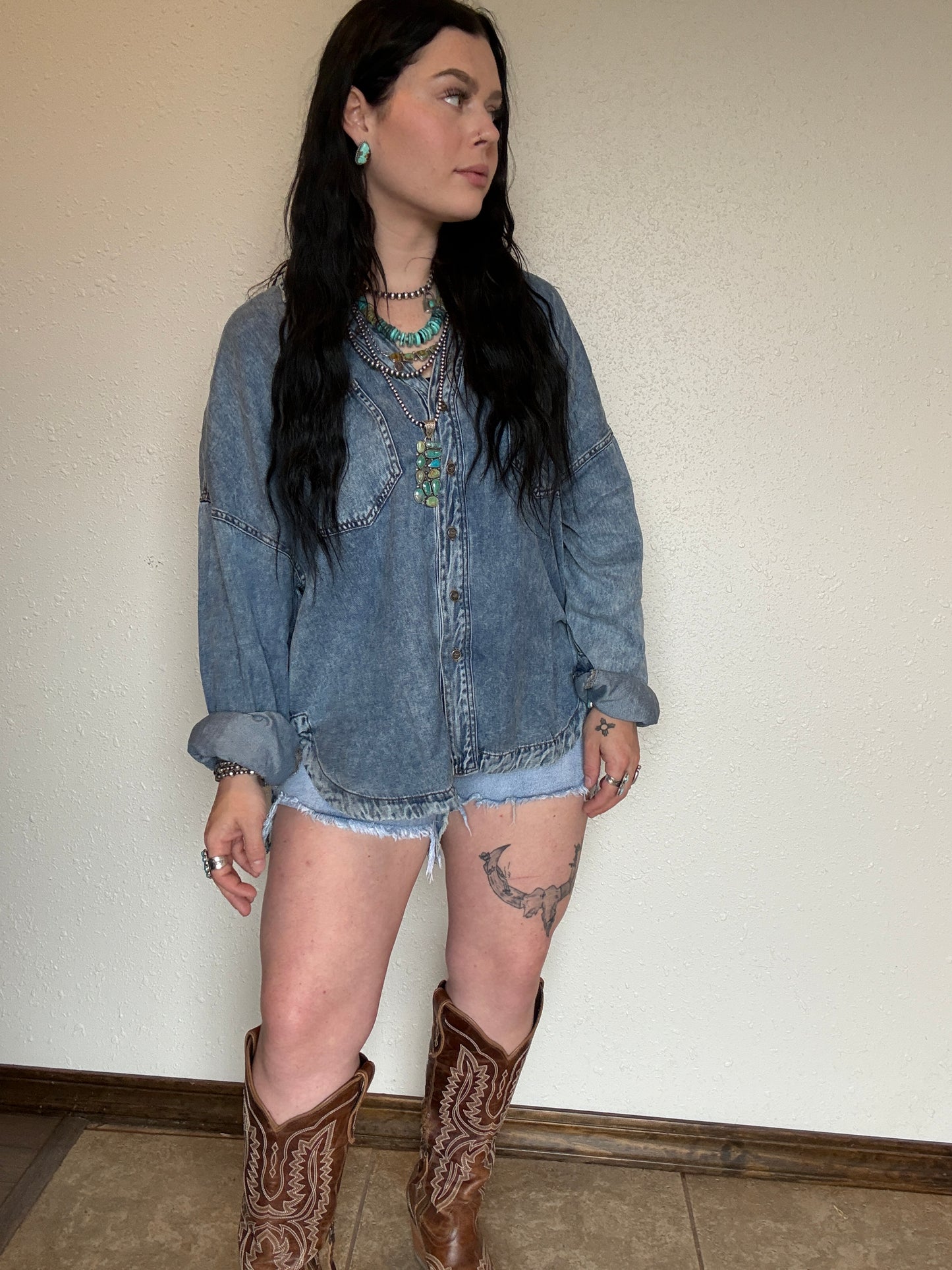 The Roper Denim Top