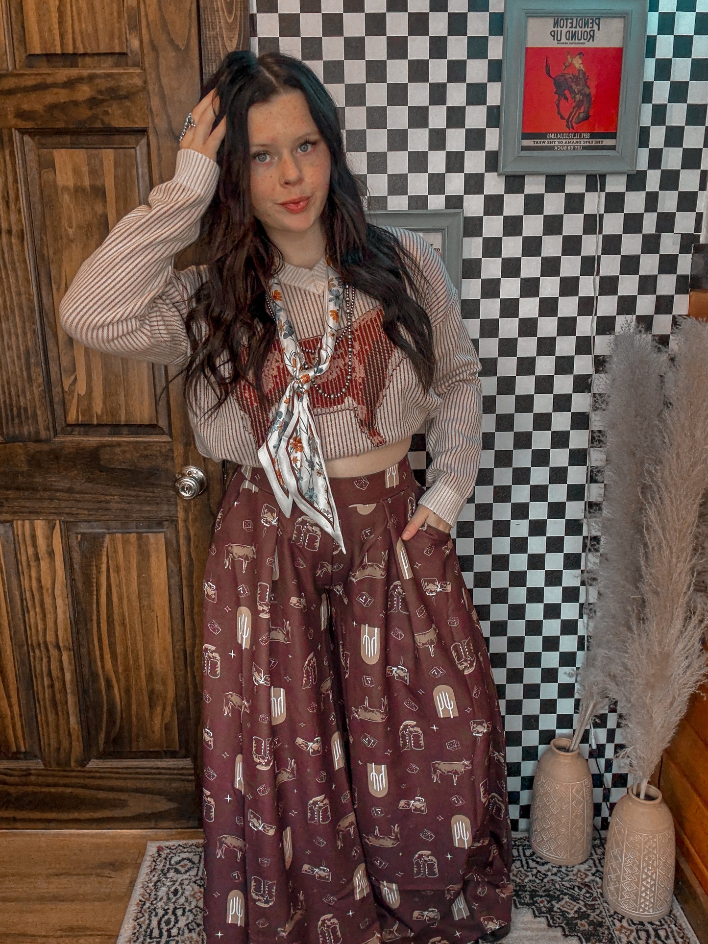 Viva Las Vegas Trousers *Brown