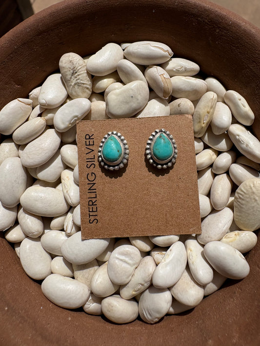 Mojave Turquoise Baby Studs
