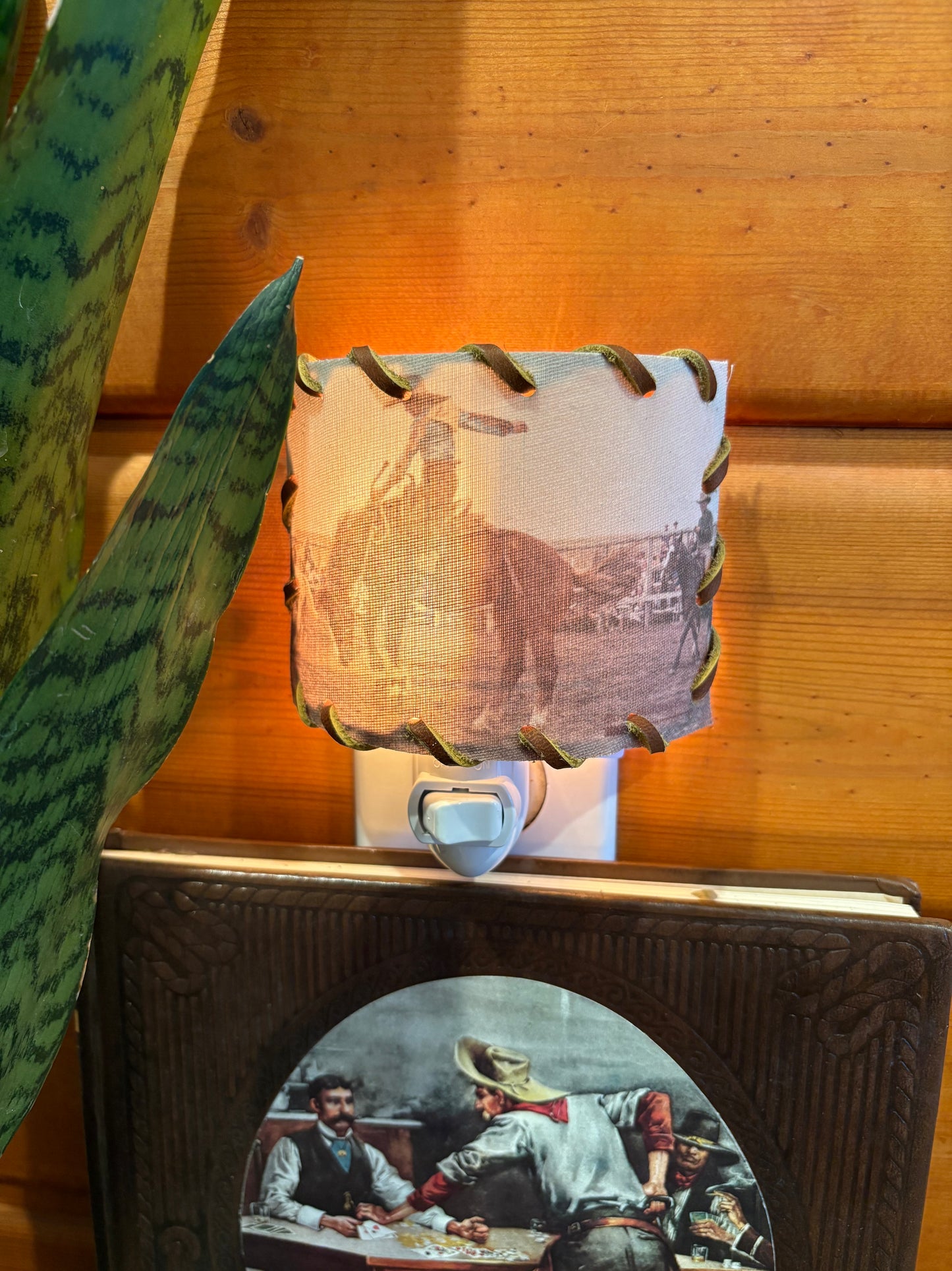 Western Night Light *Colored Bronc