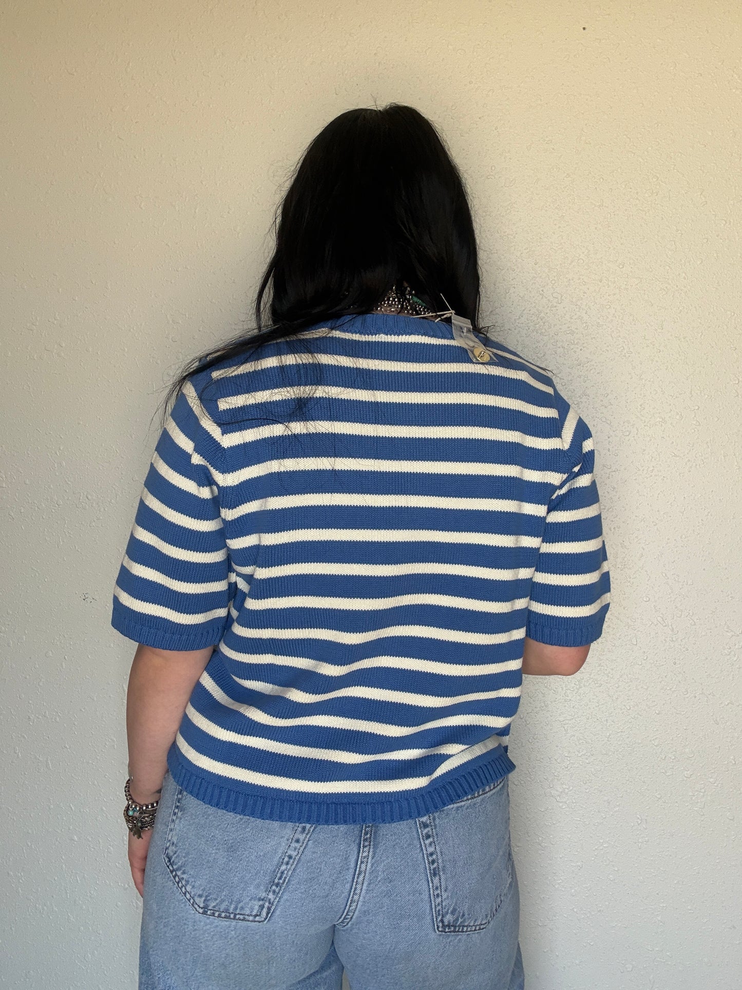 Americana Breeze Knit Top *Blue