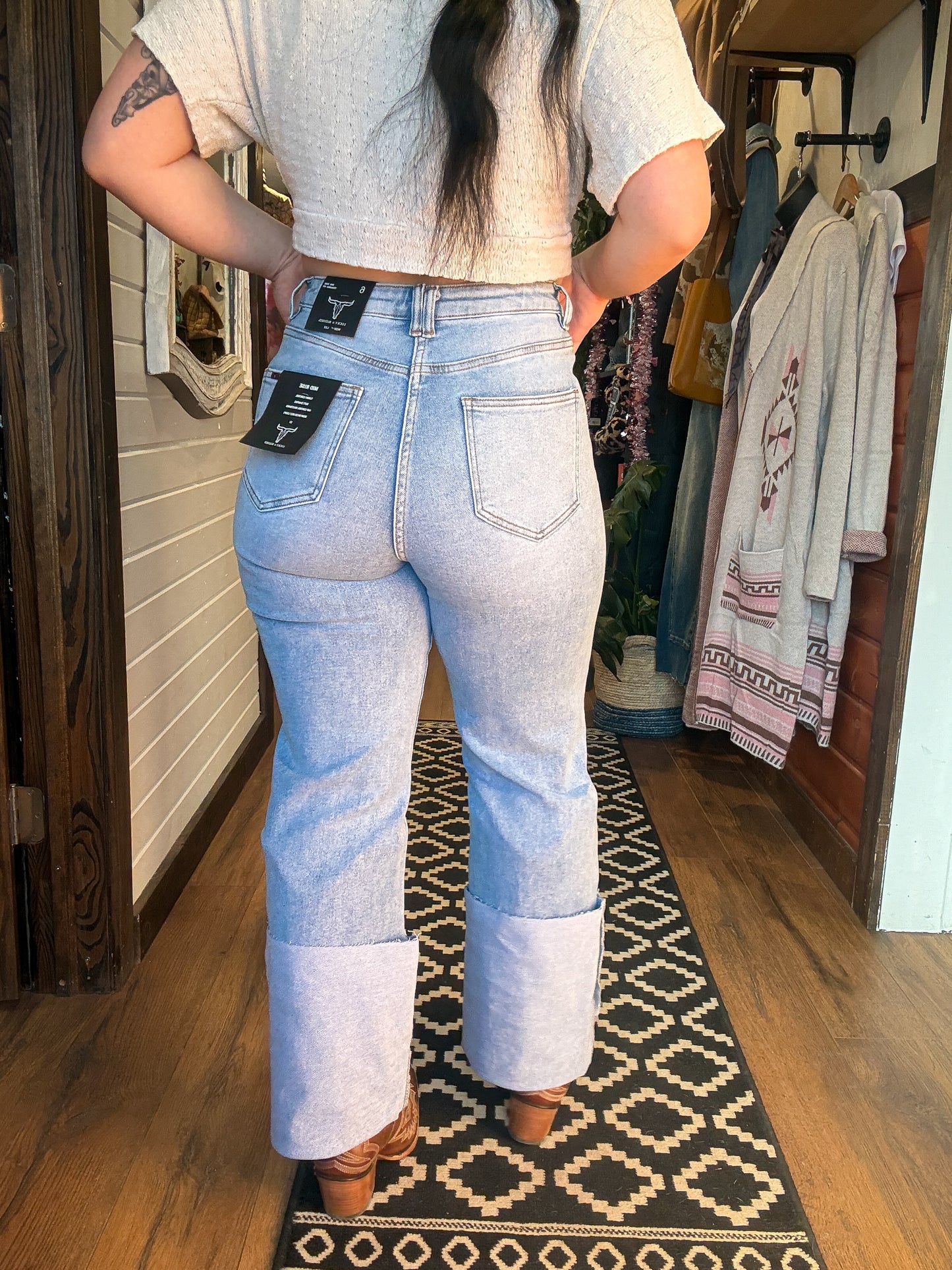 The Betsy Cuffed Denim