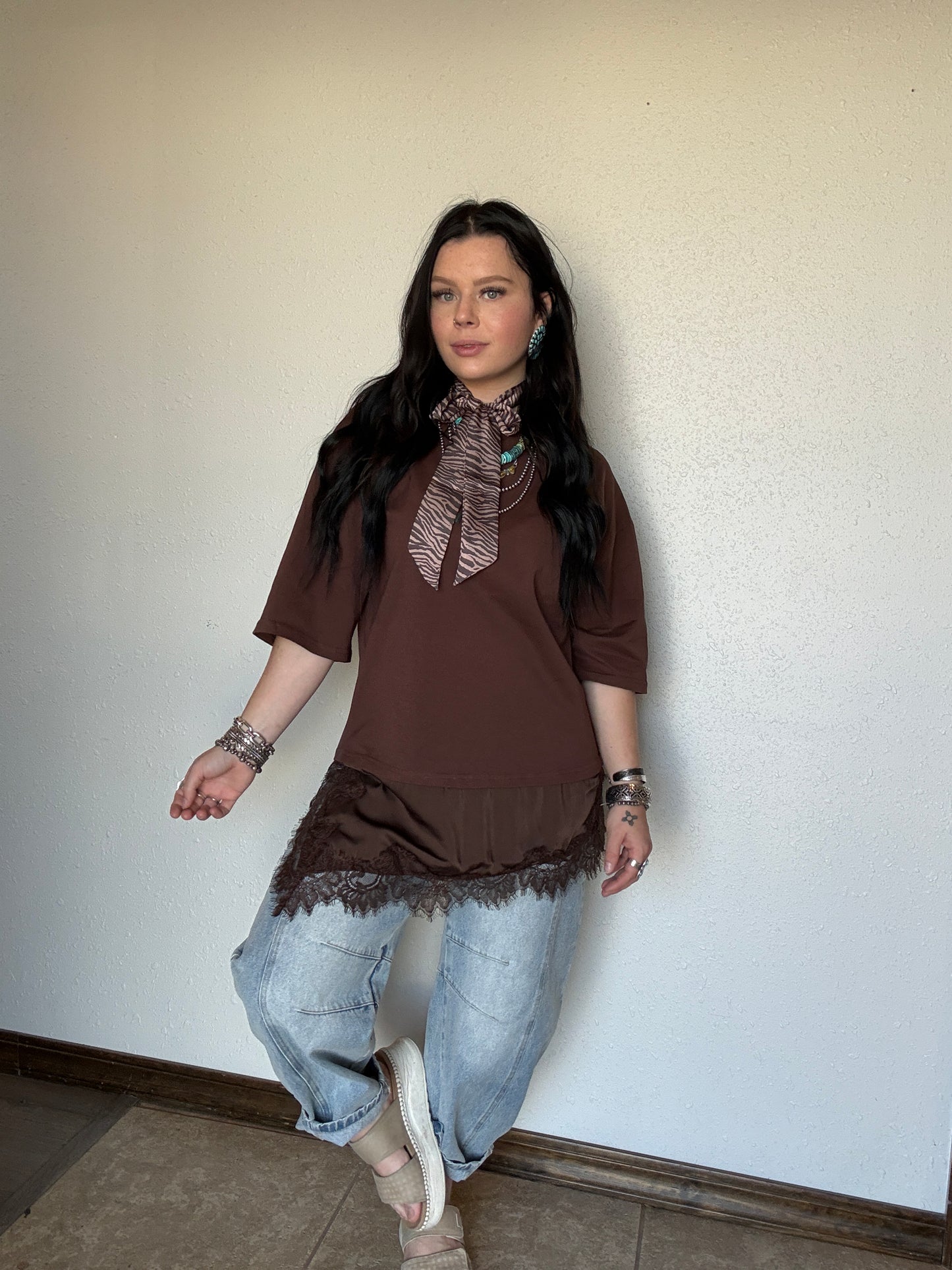 The Bay Pony Oversized Lace Tee