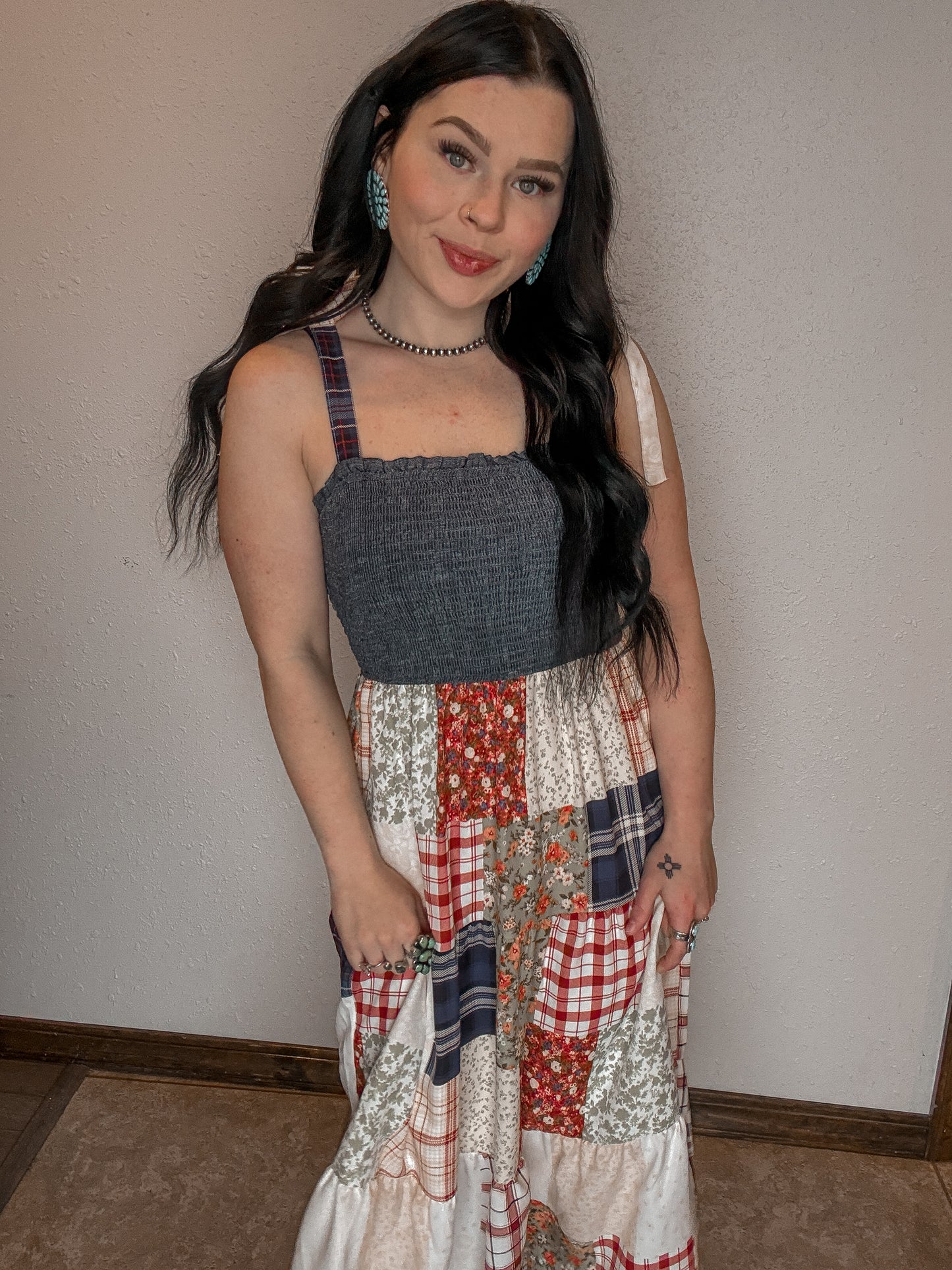 The Custer Patchwork Dress