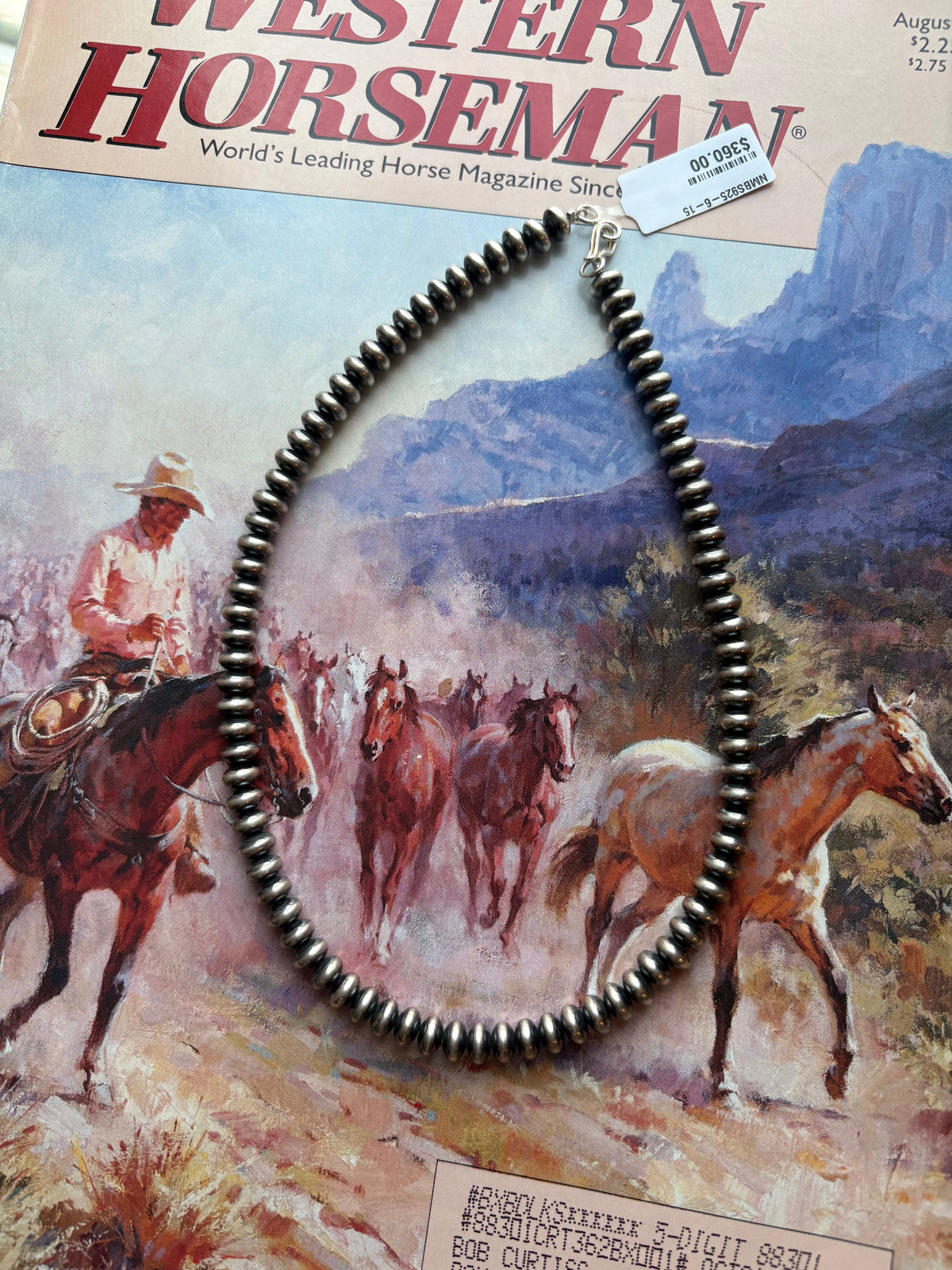 15” 6mm Saucer Necklace