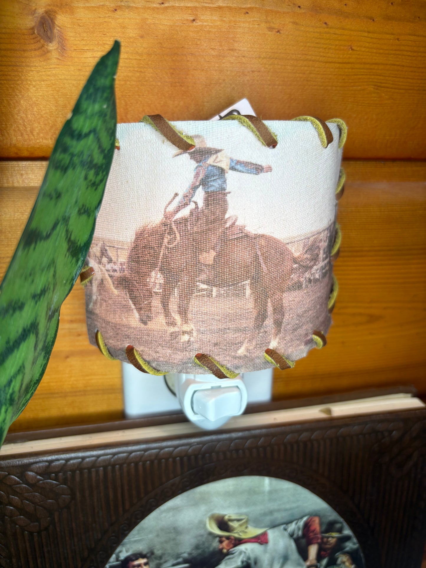 Western Night Light *Colored Bronc