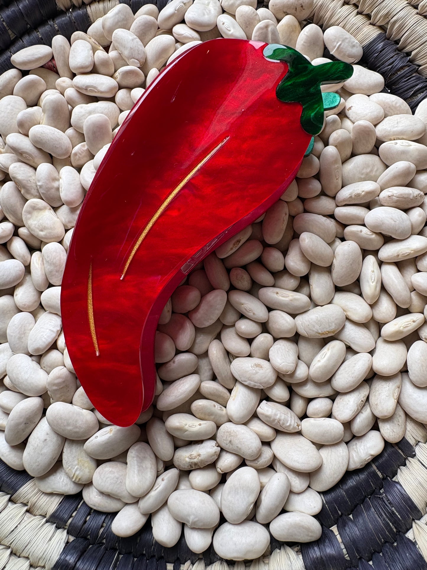 Red Chili Claw Clip