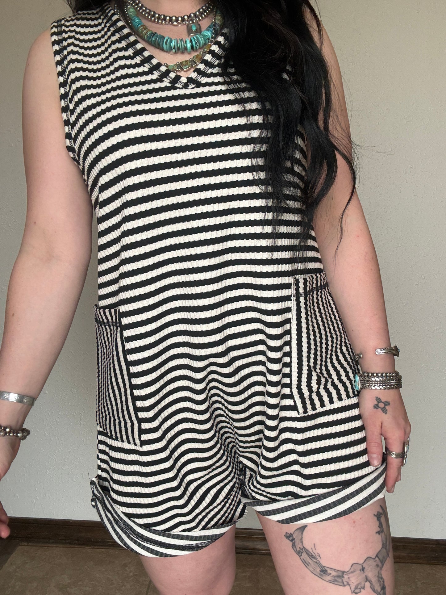 The Casual Cowgirl Romper