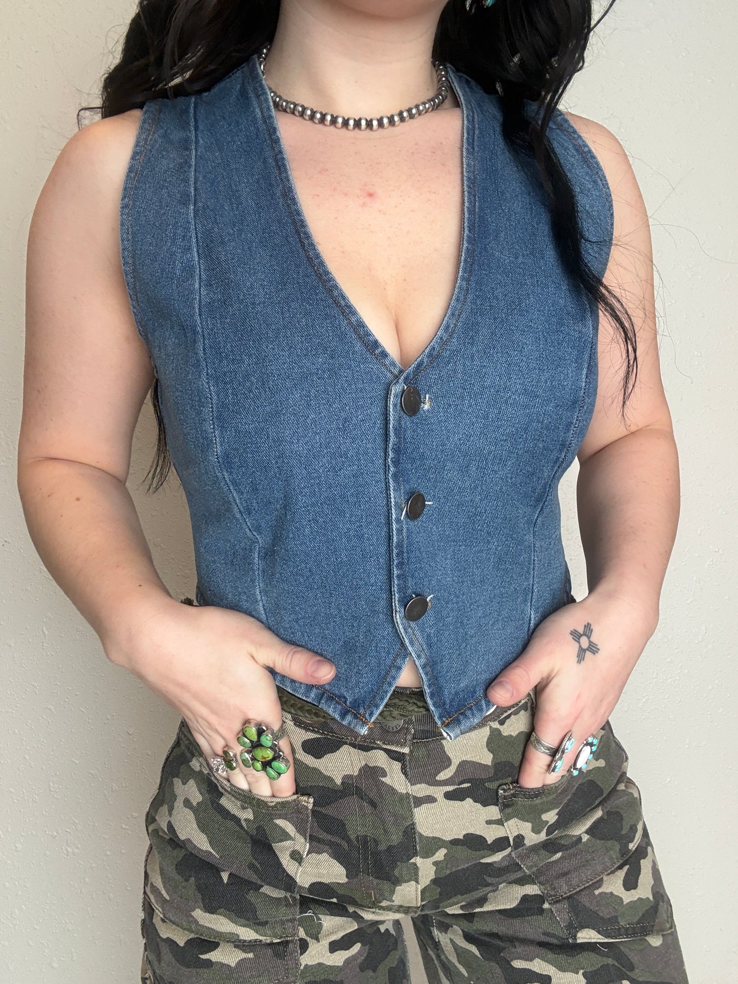 The Perfect Denim Vest