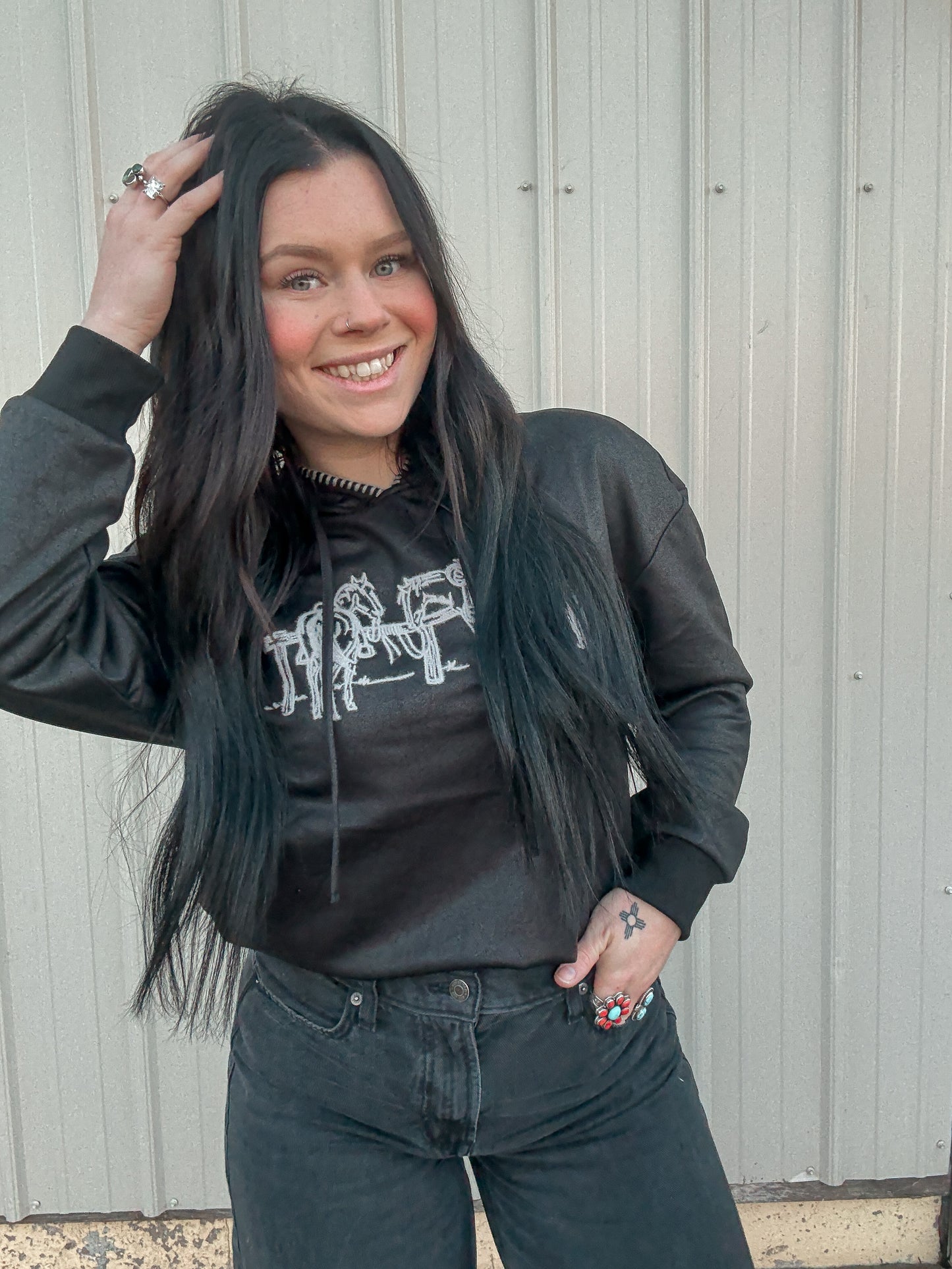 Leather Butts Hoodie