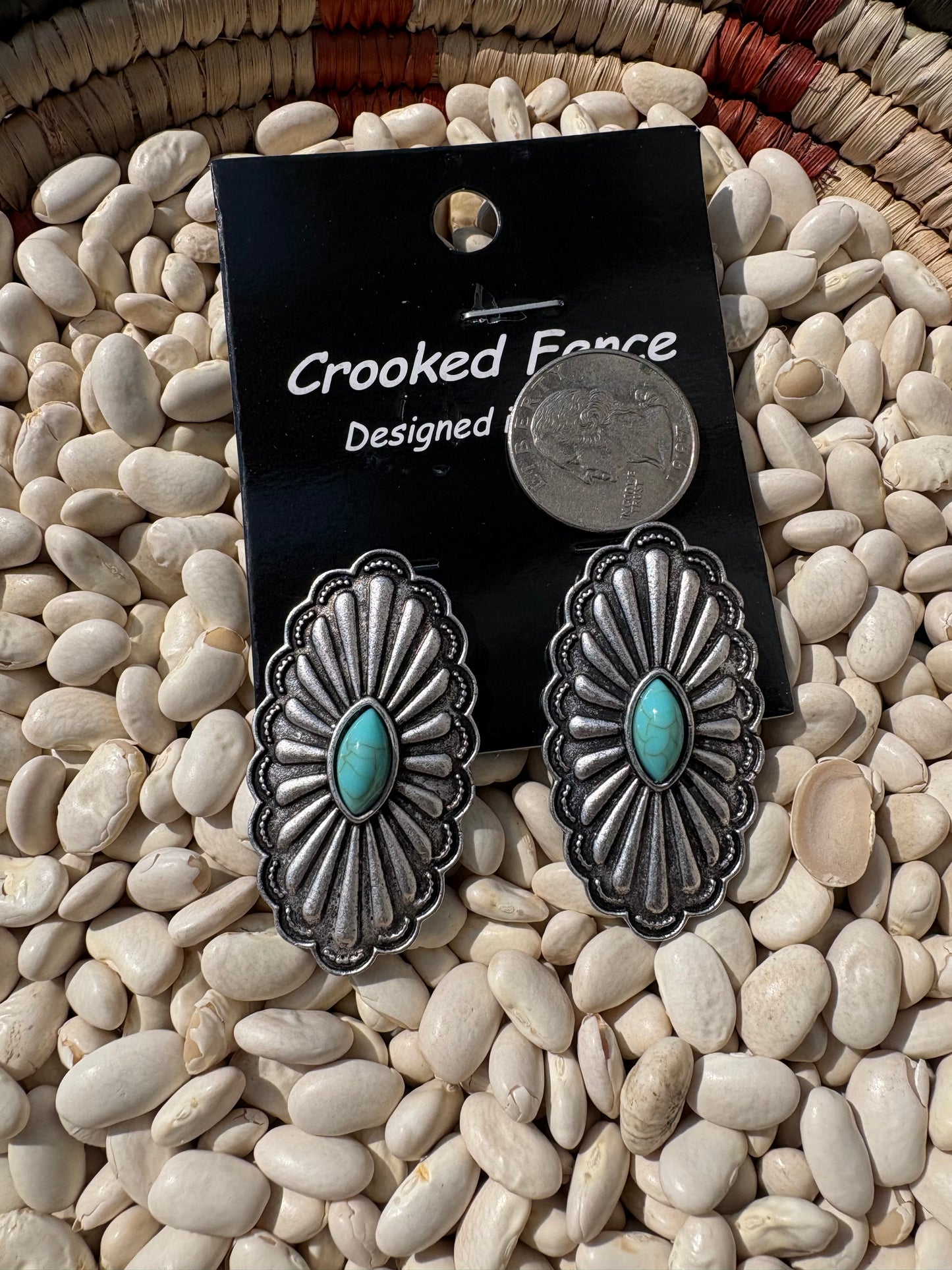 Long Concho Studs
