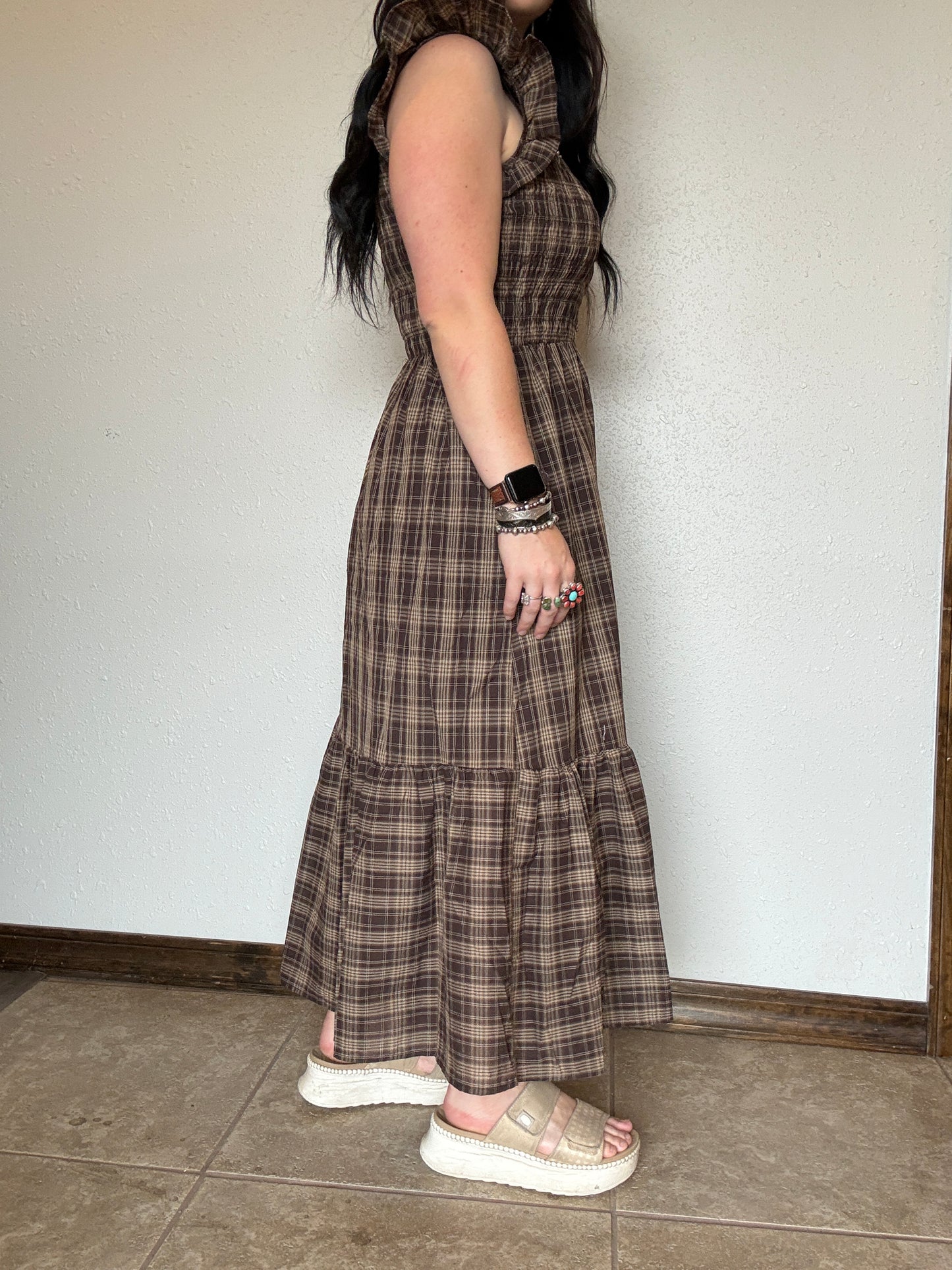 The Plaid Prairie Maxi Dress