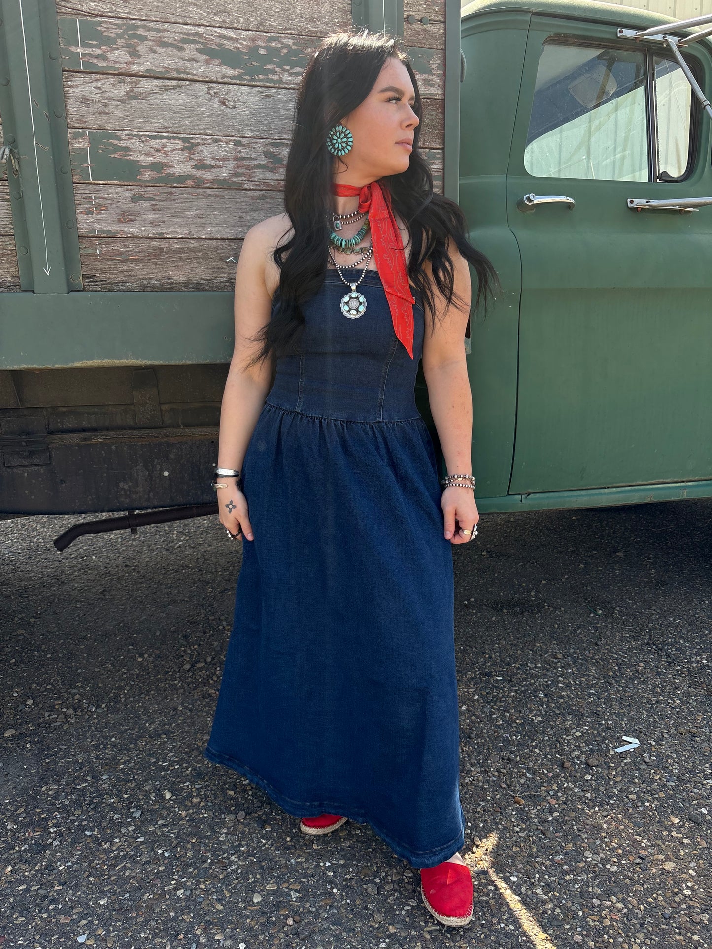 Americas Sweetheart Denim Dress