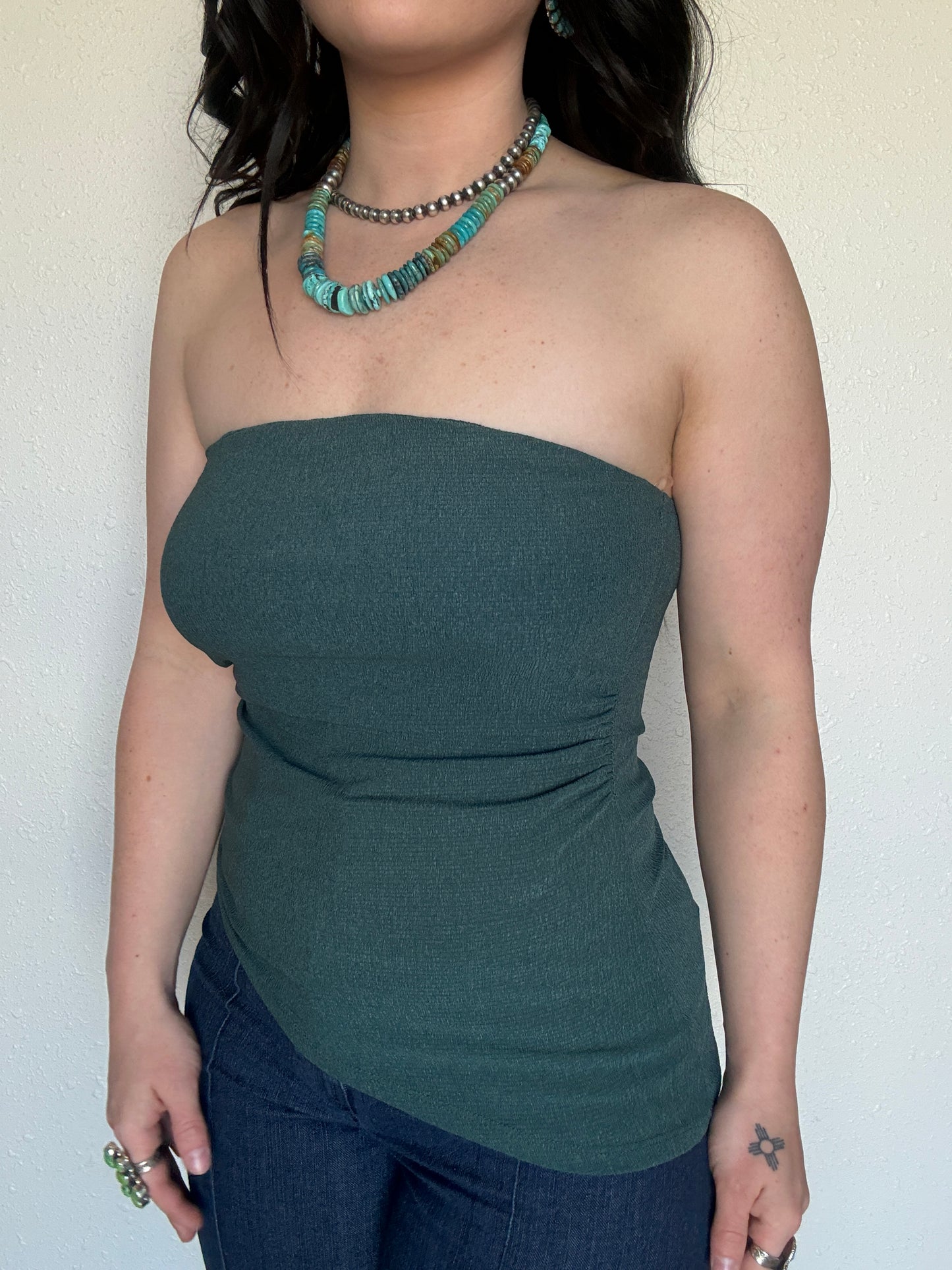 The Tally Tube Top *Turquoise