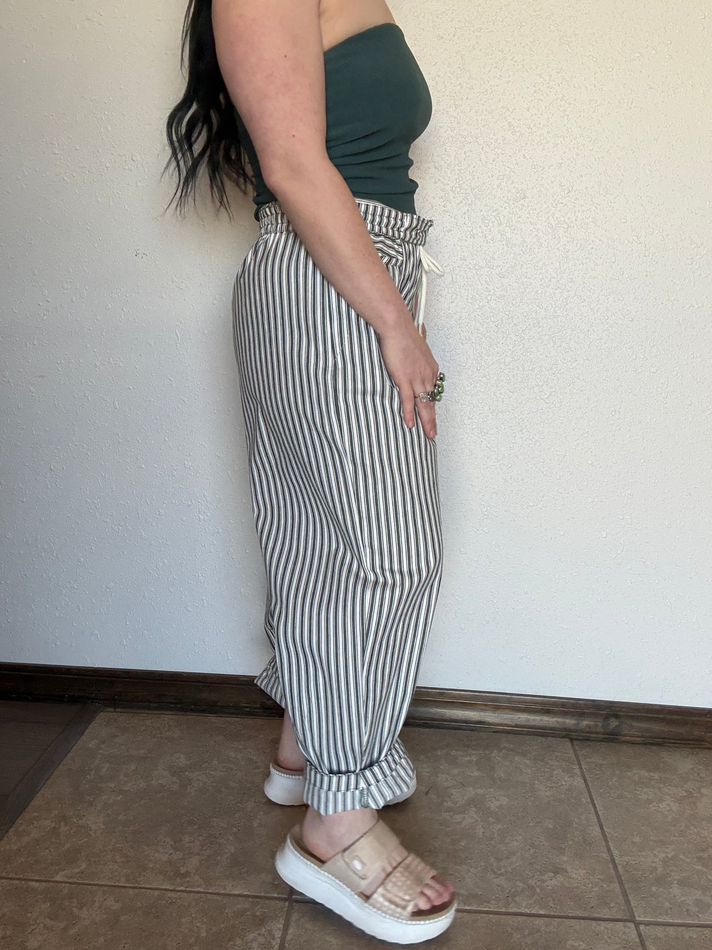 The Cayko Stripe Denim *Green