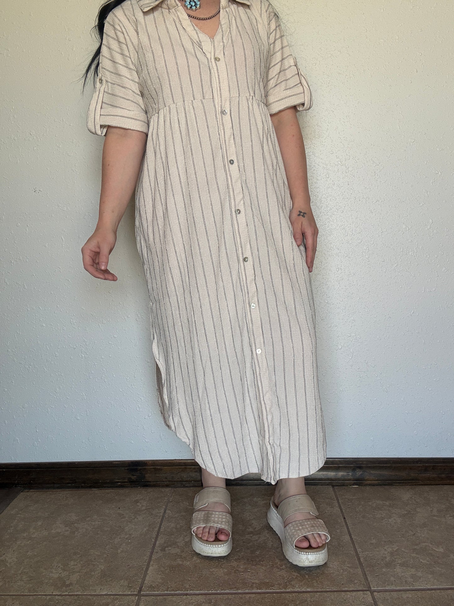 The Latte Casual Dress *Cream