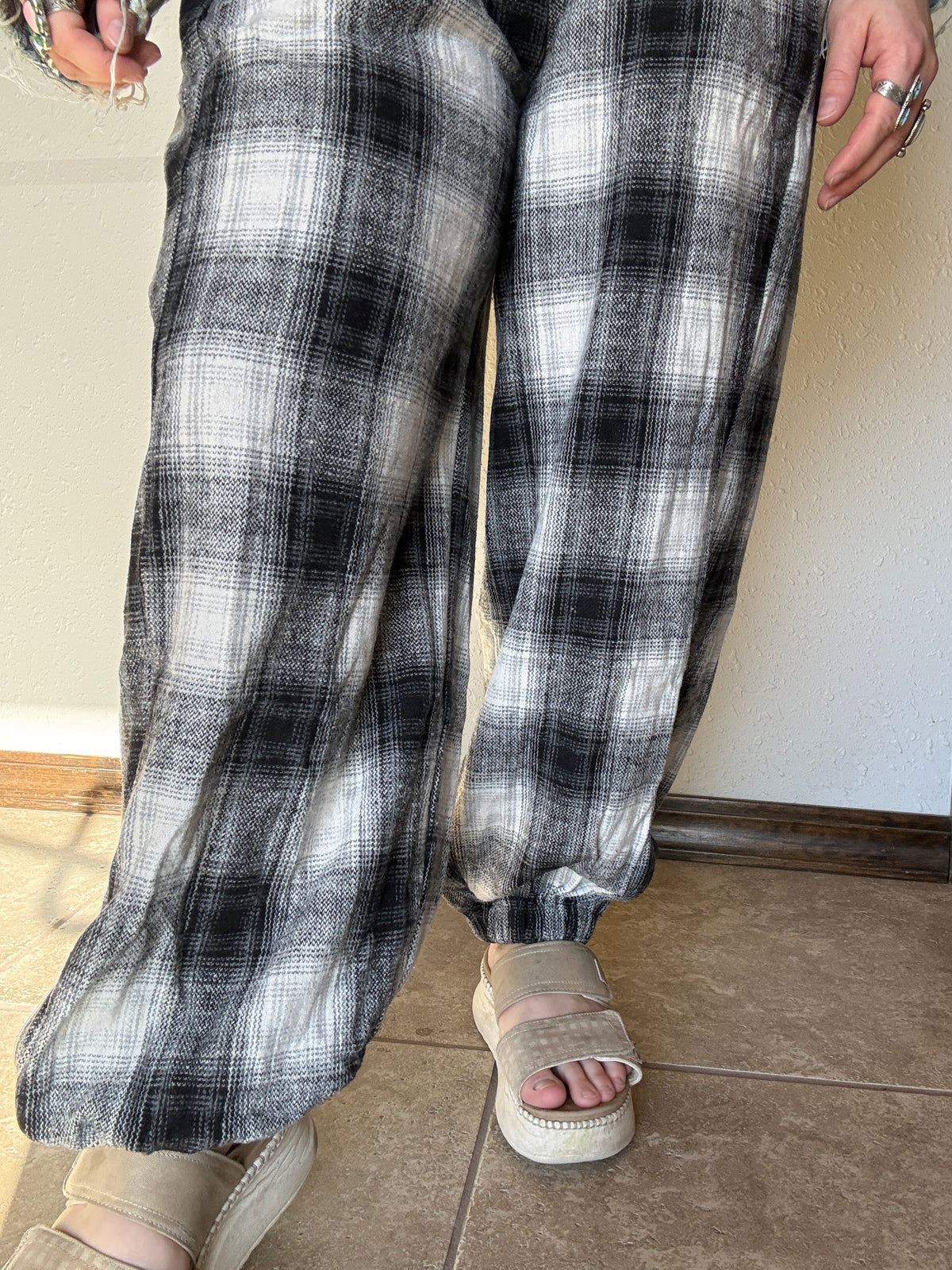 The Megs Plaid Jogger