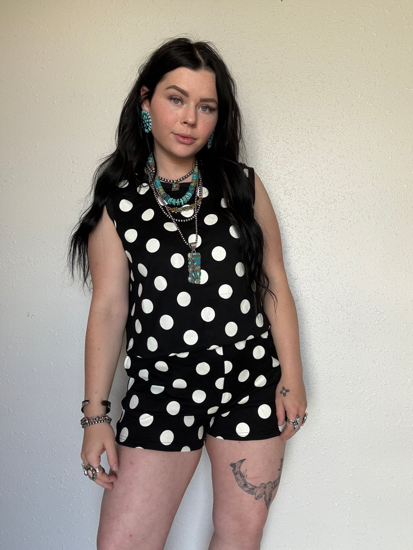 The Avery Polka Dot Lounge Set