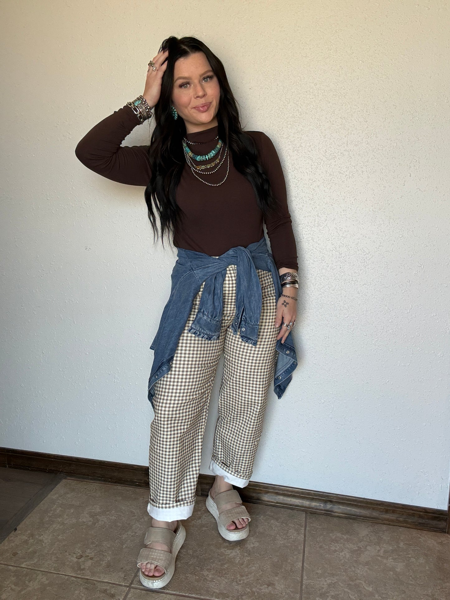 The Cowboy Check Pants