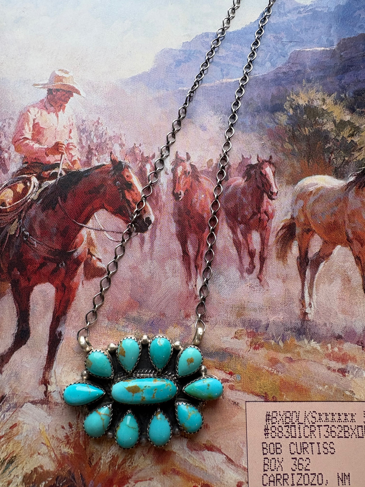 Debra Smith Kingman Cluster Necklace