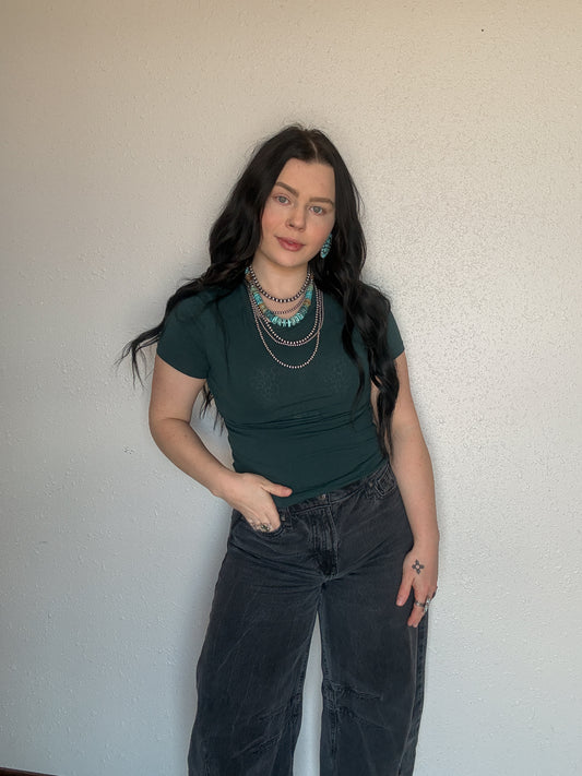 Cotton Basic Tee *Green