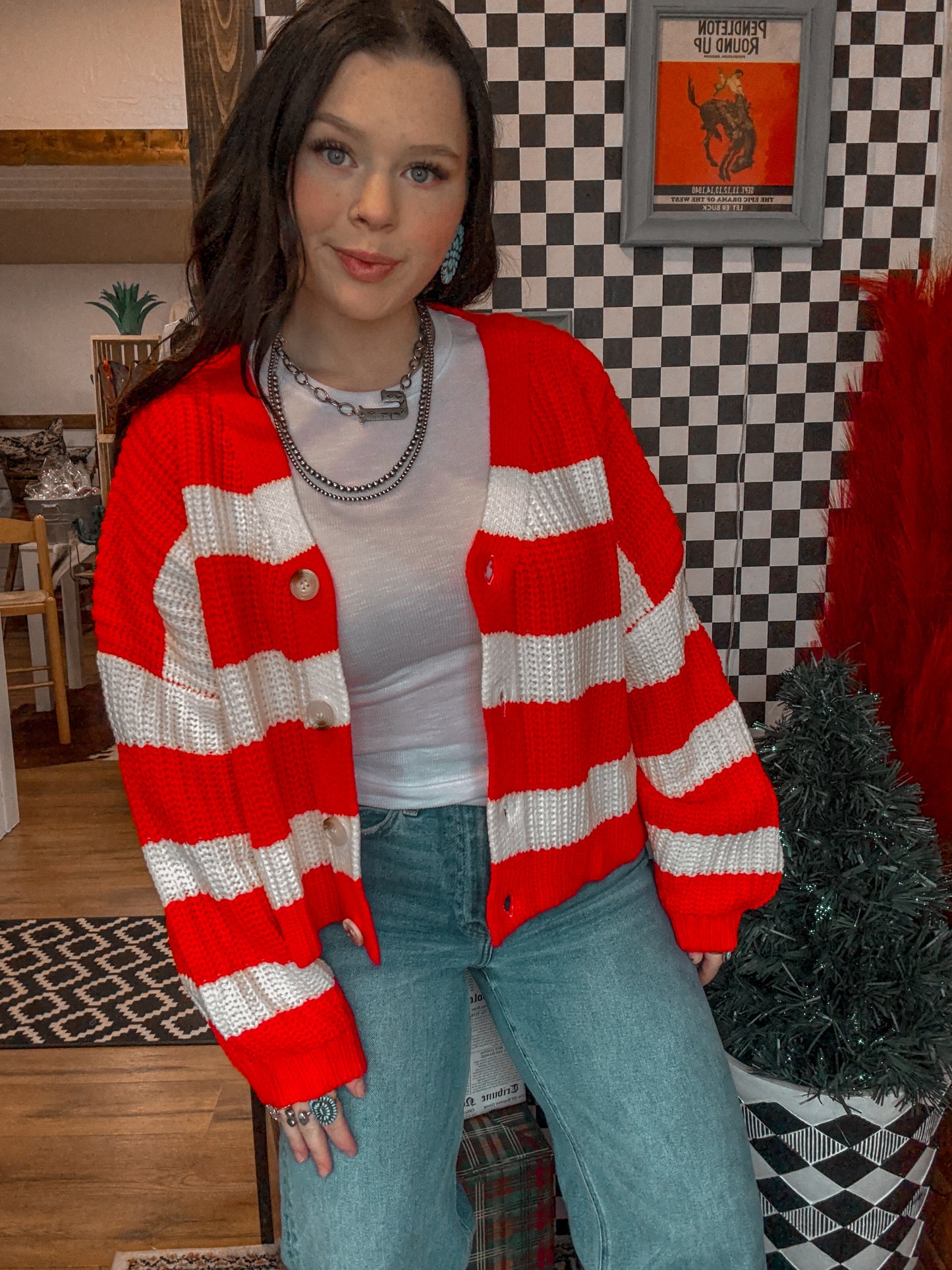 White Basic Ribbed Tee