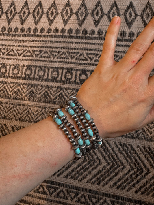 Turquoise Stretch Bracelet