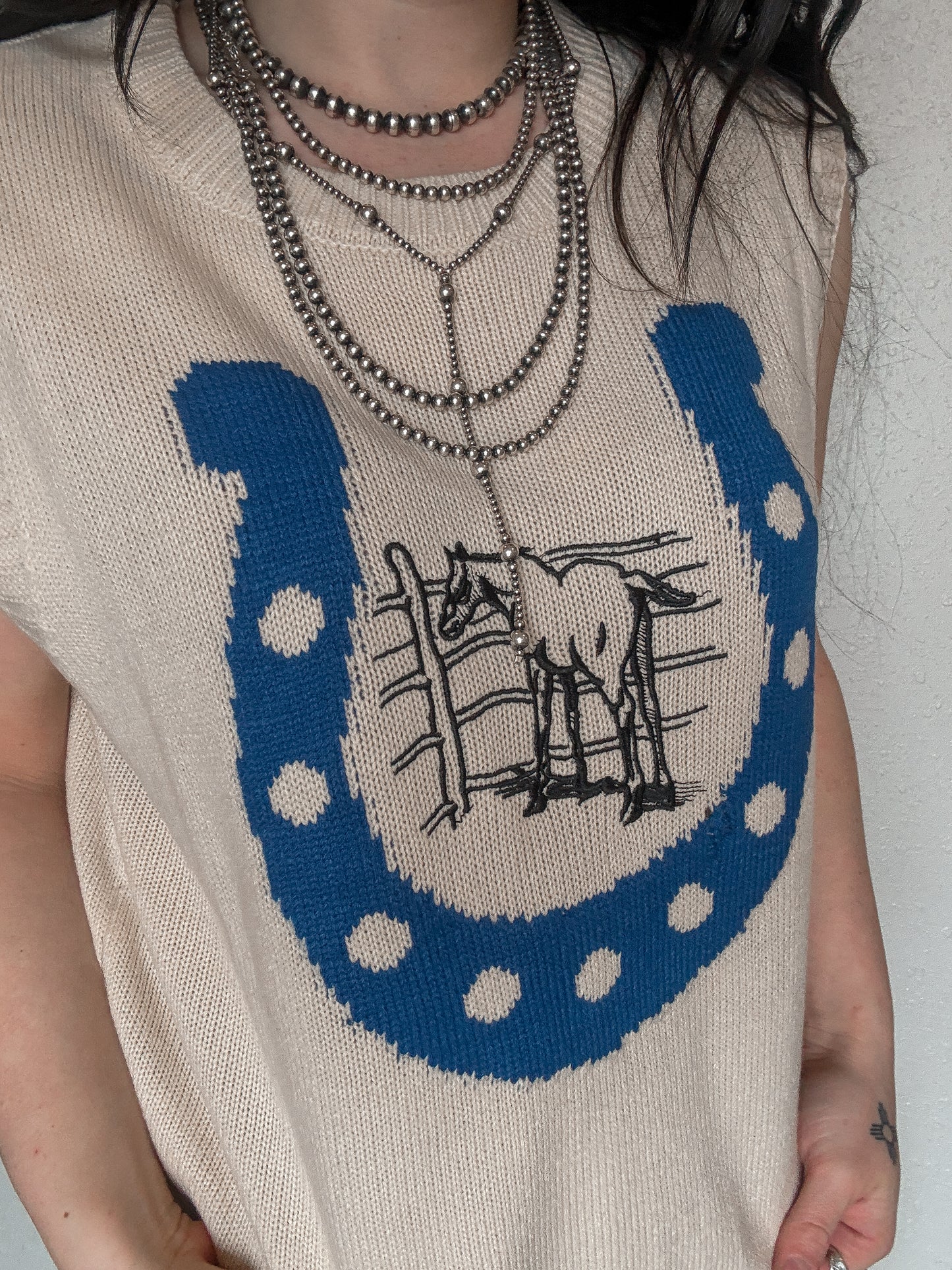 Stay Lucky Sweater Vest