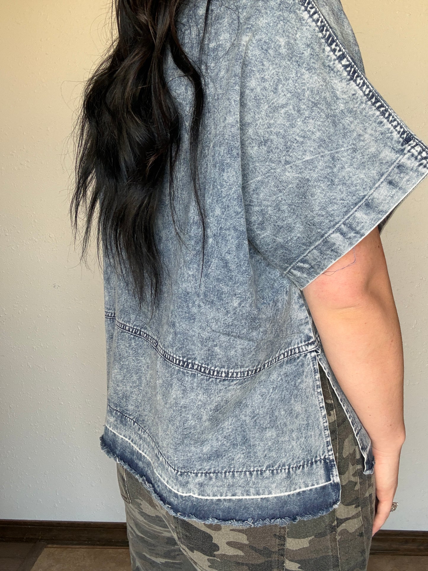 The Mane Denim Top