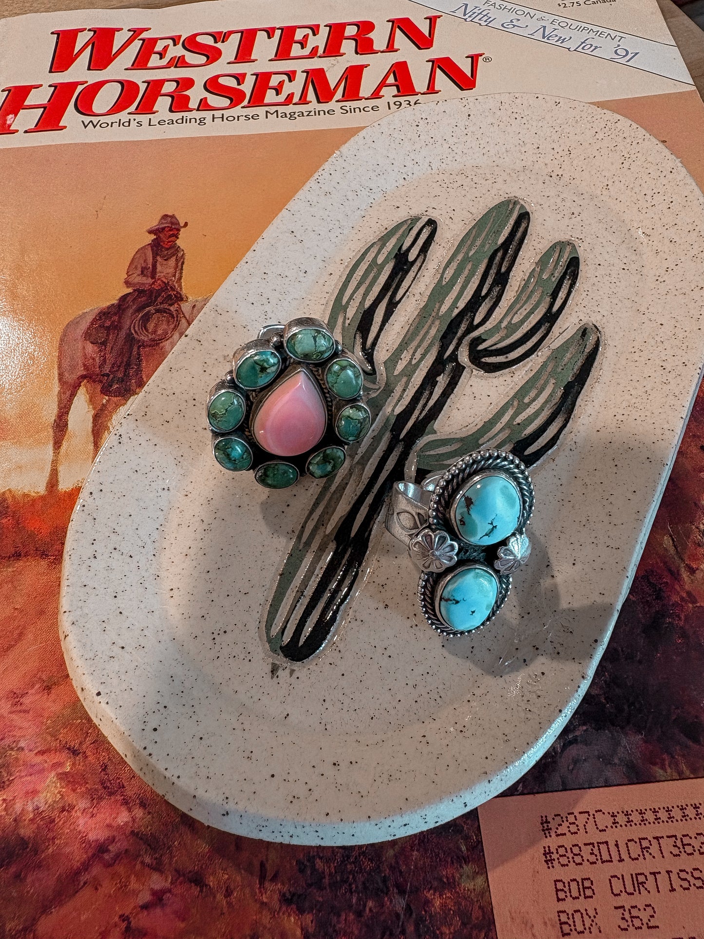 Saguaro Cactus Handmade Tray