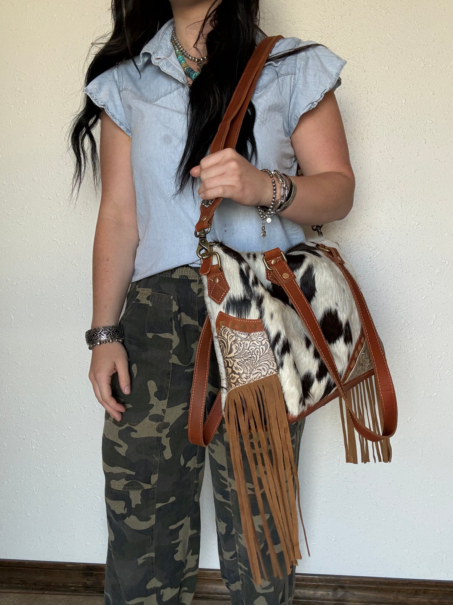 Laredo Hand-Tooled Concealed Carry Bag