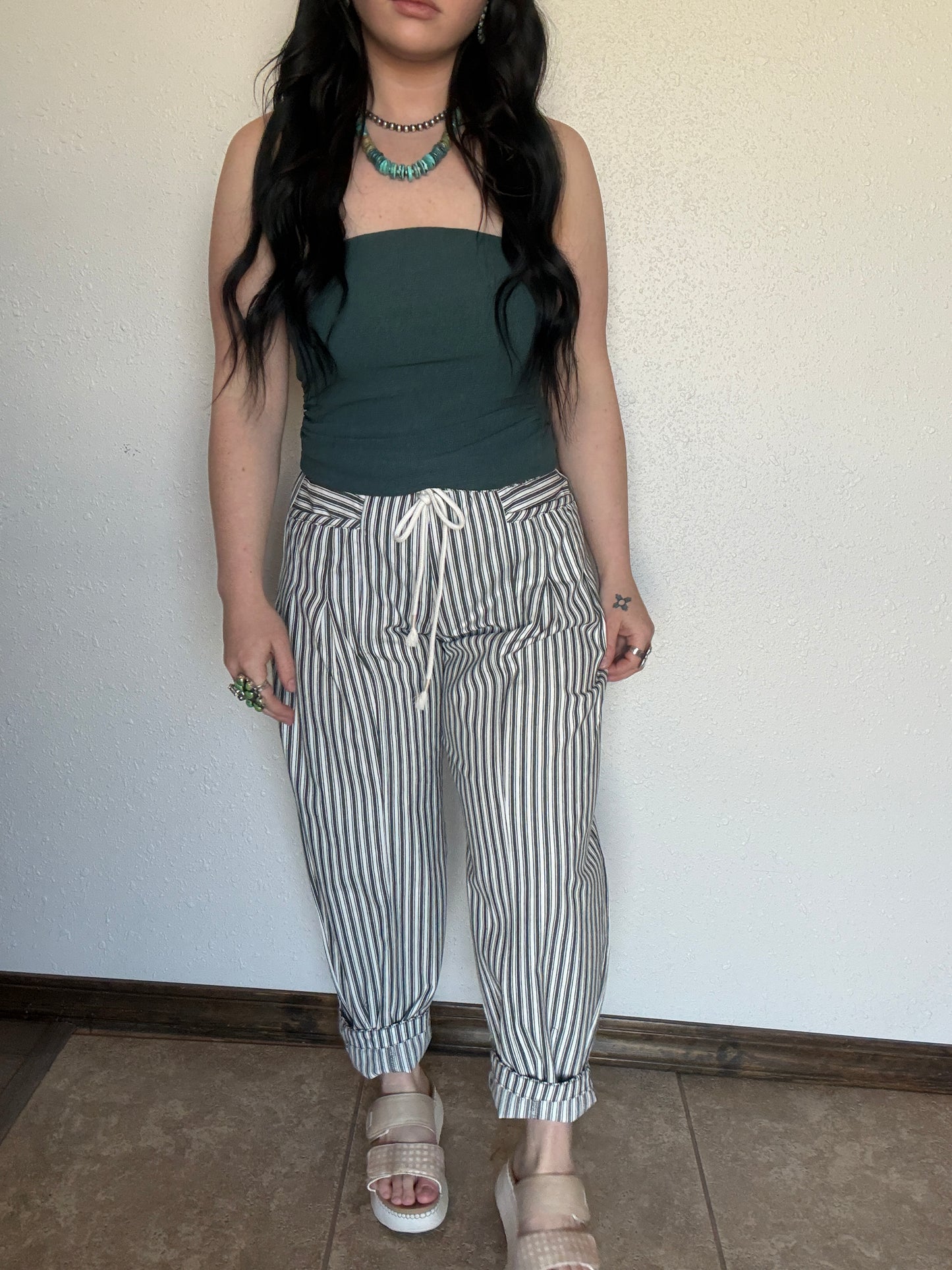 The Cayko Stripe Denim *Green