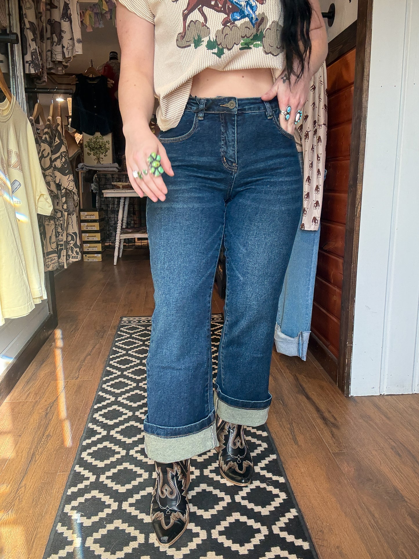 The Stanton Dark Wash Denim