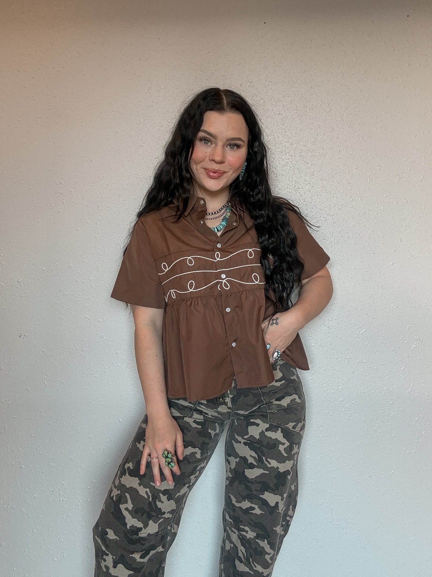 Loopty Lou Short Sleeve *Chocolate