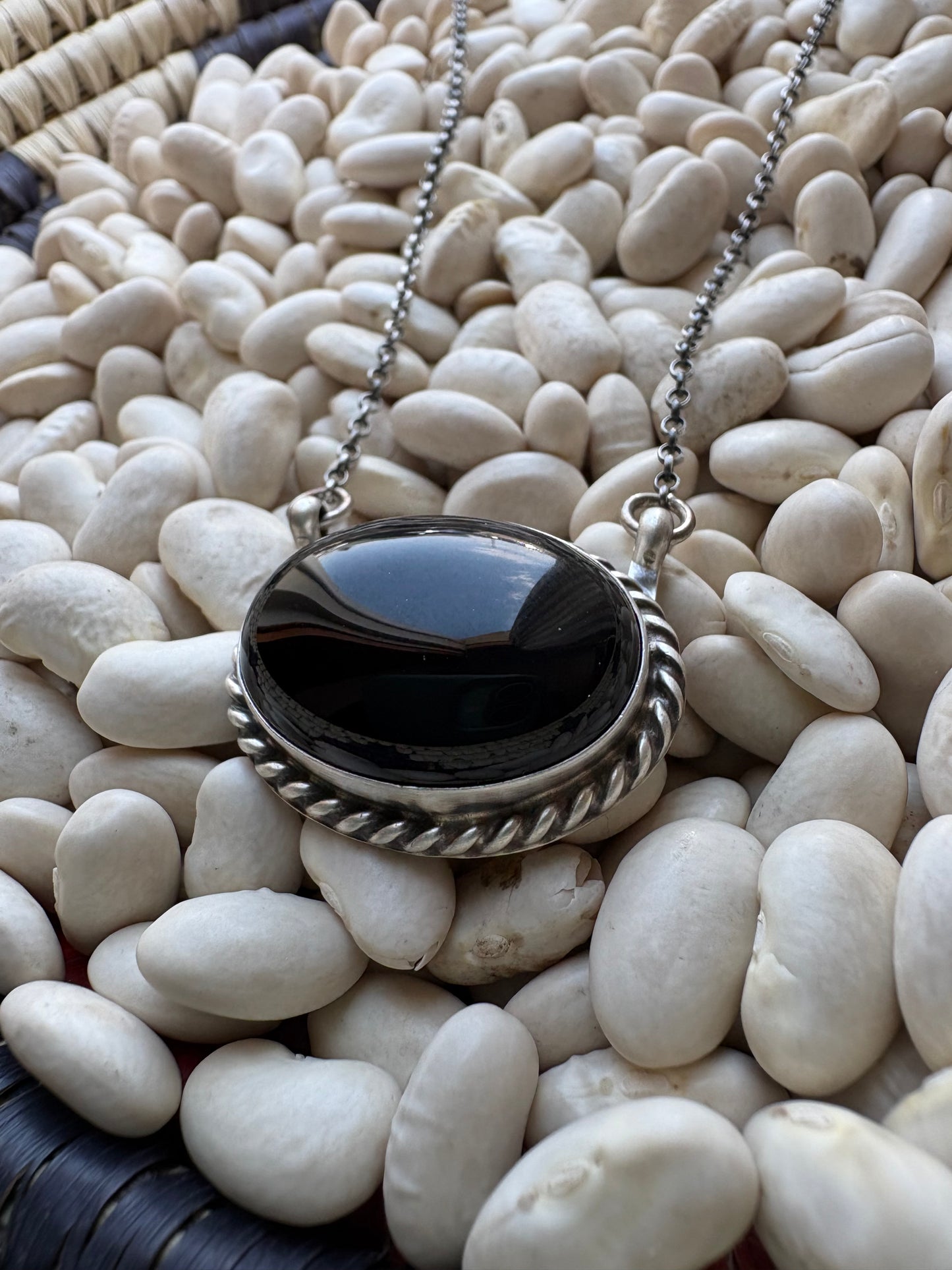 Donovan Skeets Black Onyx Necklace