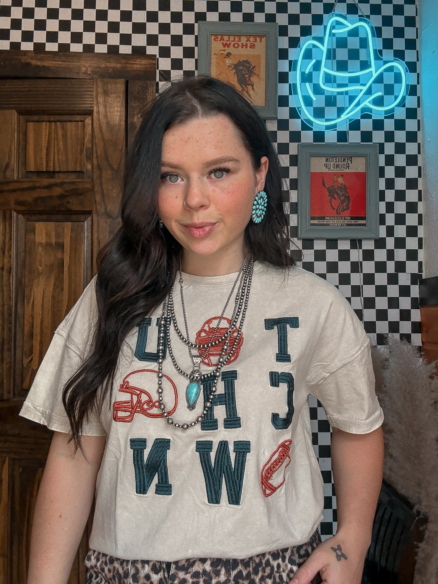 Touchdown Embroidered Tee