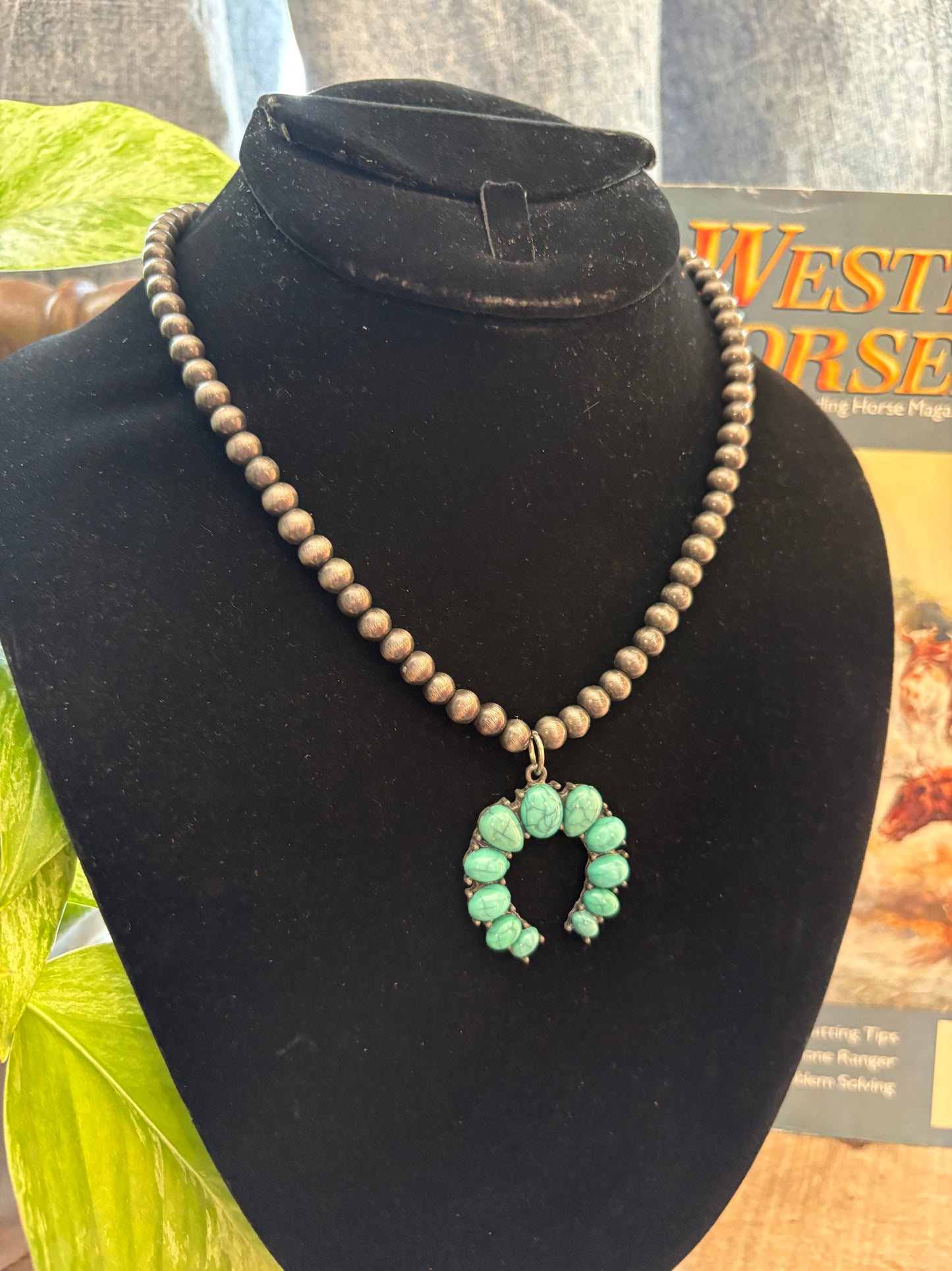 Pearl Naja Necklace *Turquoise