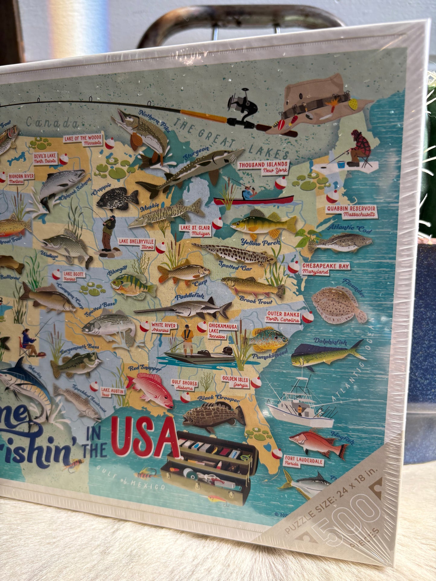 Gone Fishin’ 500 Piece Puzzle