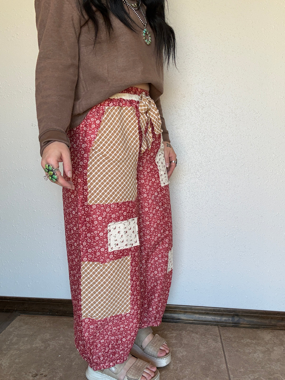 Fall Bloom Ballon Pants