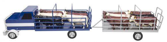 Blue Cattle Truck- Bumper Pull Only PRE-ORDER