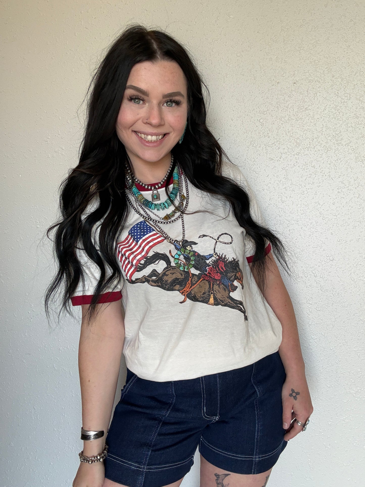 Dust and Glory Ringer Tee
