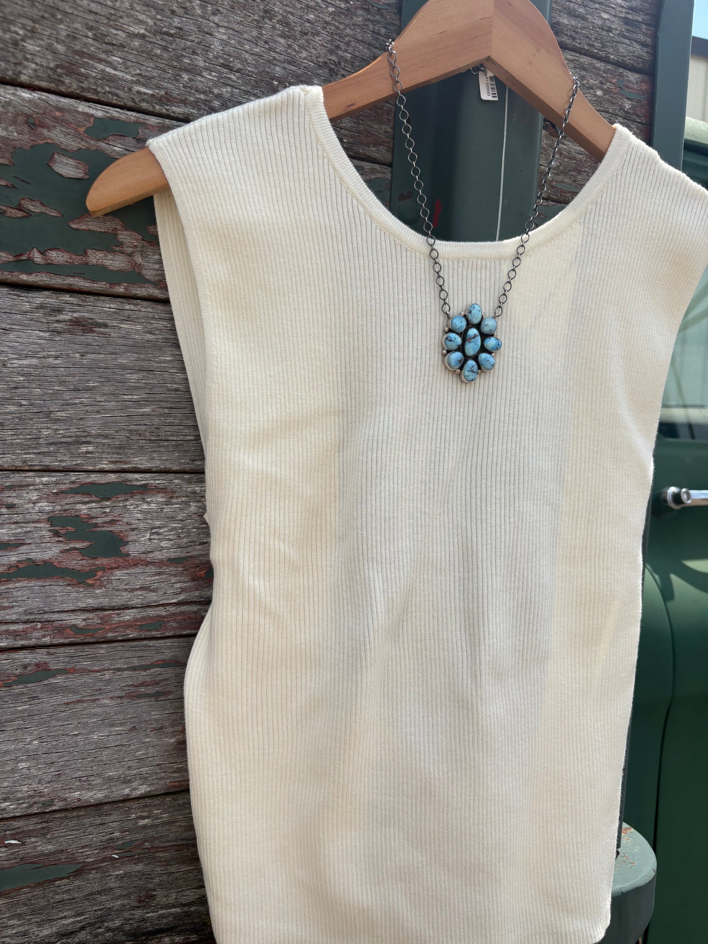 The Stevie Open Back Tank *Cream